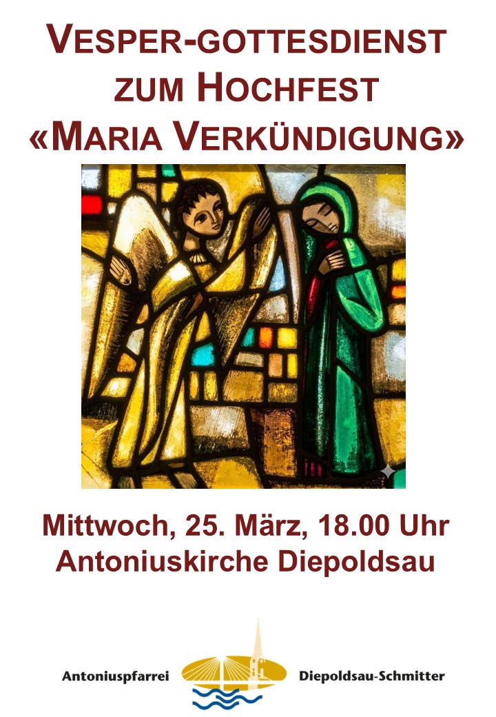 Plakat Maria Verkündigung