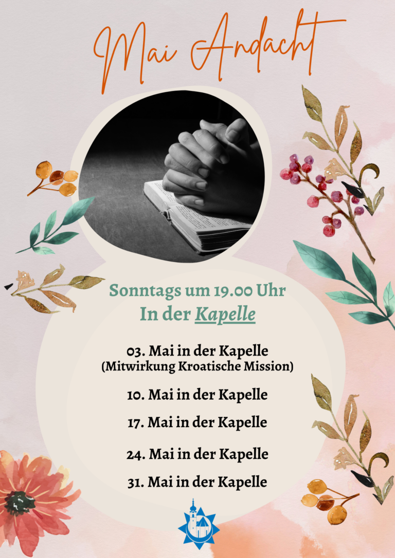 Flyer Maiandacht