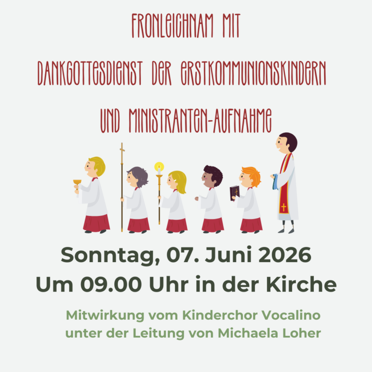 PF Fronleichnam Mini -Aufnahme