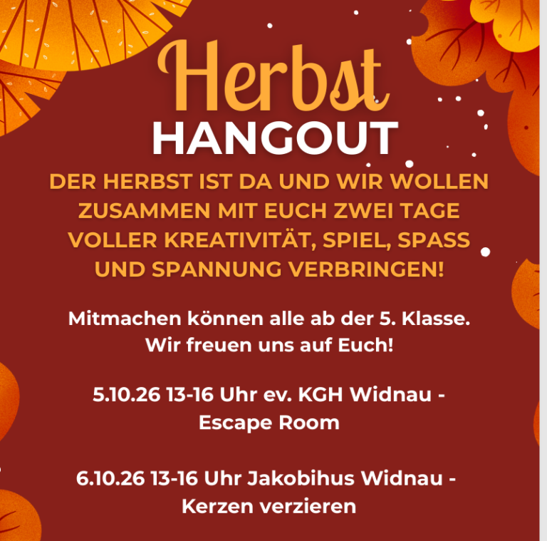 Herbsthangout